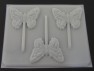 1310 Butterfly Chocolate or Hard Candy Lollipop Mold